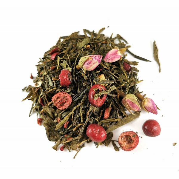 Πράσινο Τσάι με Cranberry-Τριαντάφυλλο
